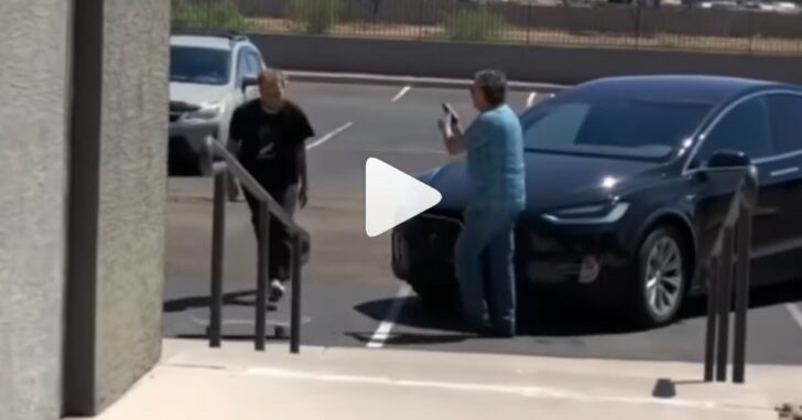 Irresponsible Gun Owner Pulls Gun On Skateboarder In Parking Lot