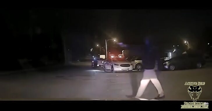 Video: Man Walks Out Of The Darkness, Opens Fire On Cops Without Warning