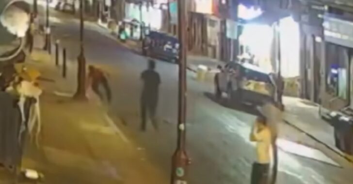 5 Men Attack Lone Unarmed Man And Lose, Member Of Group Shoots Him Anyway