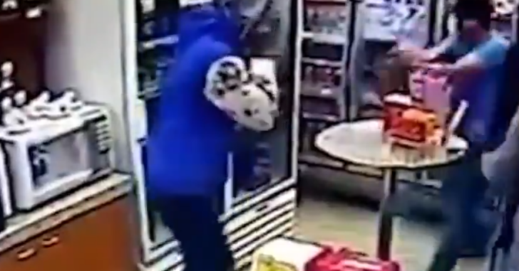 Robber Gets ‘Lights Out’ After One Victim Is Armed With A Handgun