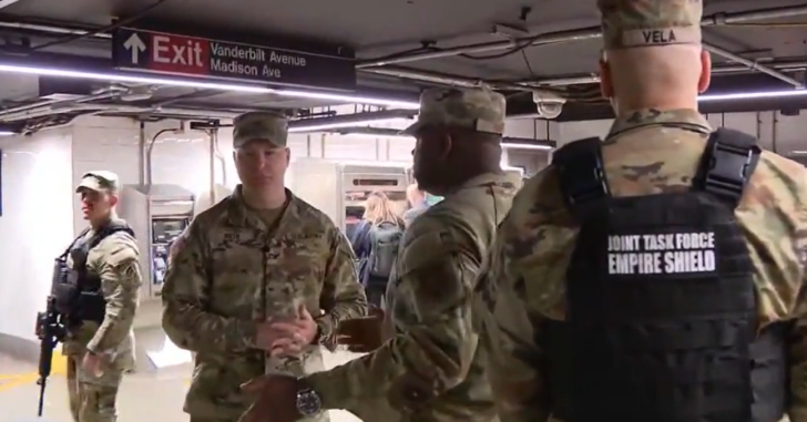 National Guard Is Now In NYC Subway System Because Governor Can’t Tackle Skyrocketing Crime